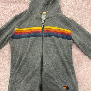 AVIATOR NATION 5 STRIPE HOODIE SIZE MEDIUM!